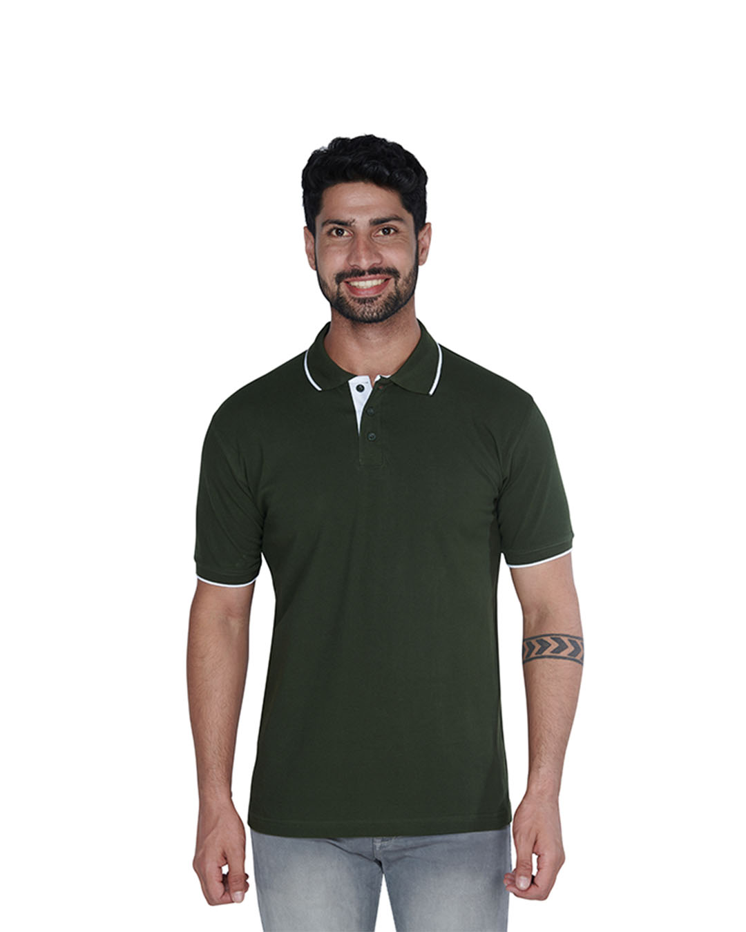 Military polo green tshirt