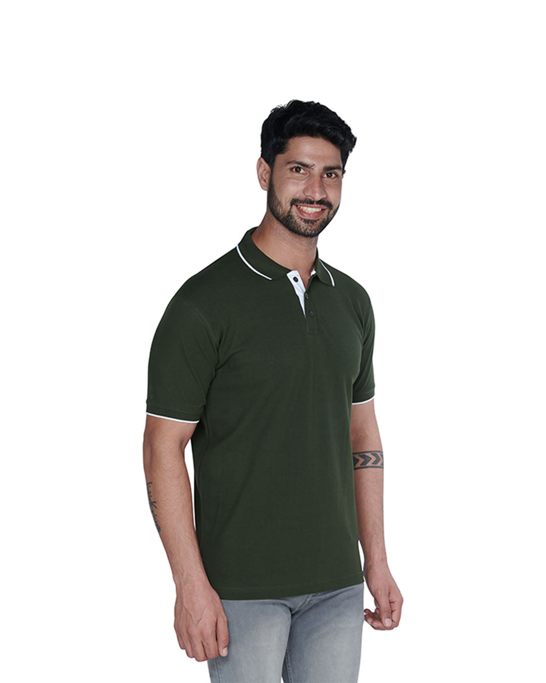 Military polo green tshirt
